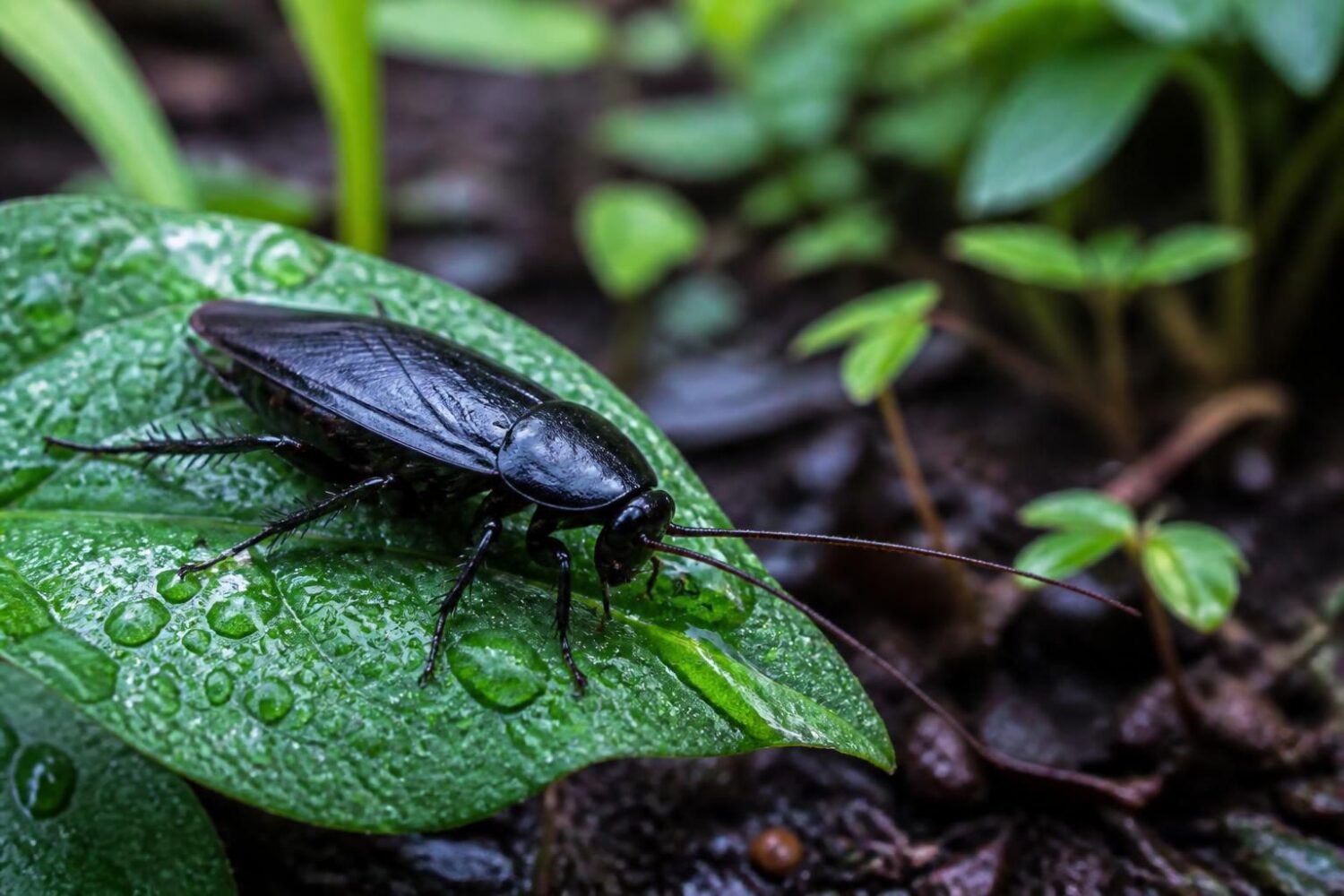Cafard noir de jardin : est-il dangereux et comment s&rsquo;en débarrasser ?