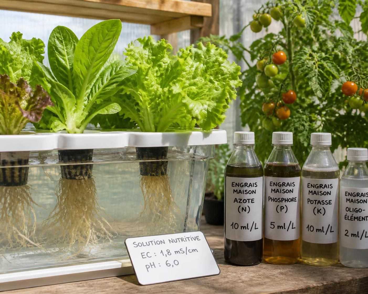 découvrez comment fabriquer un engrais hydroponique maison avec notre recette simple et les dosages précis pour optimiser la croissance de vos plantes.