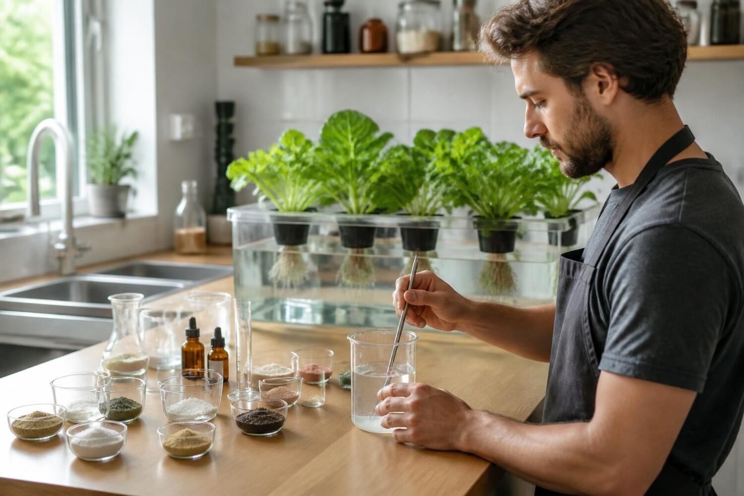 Fabriquer un engrais hydroponique maison : recette et dosage