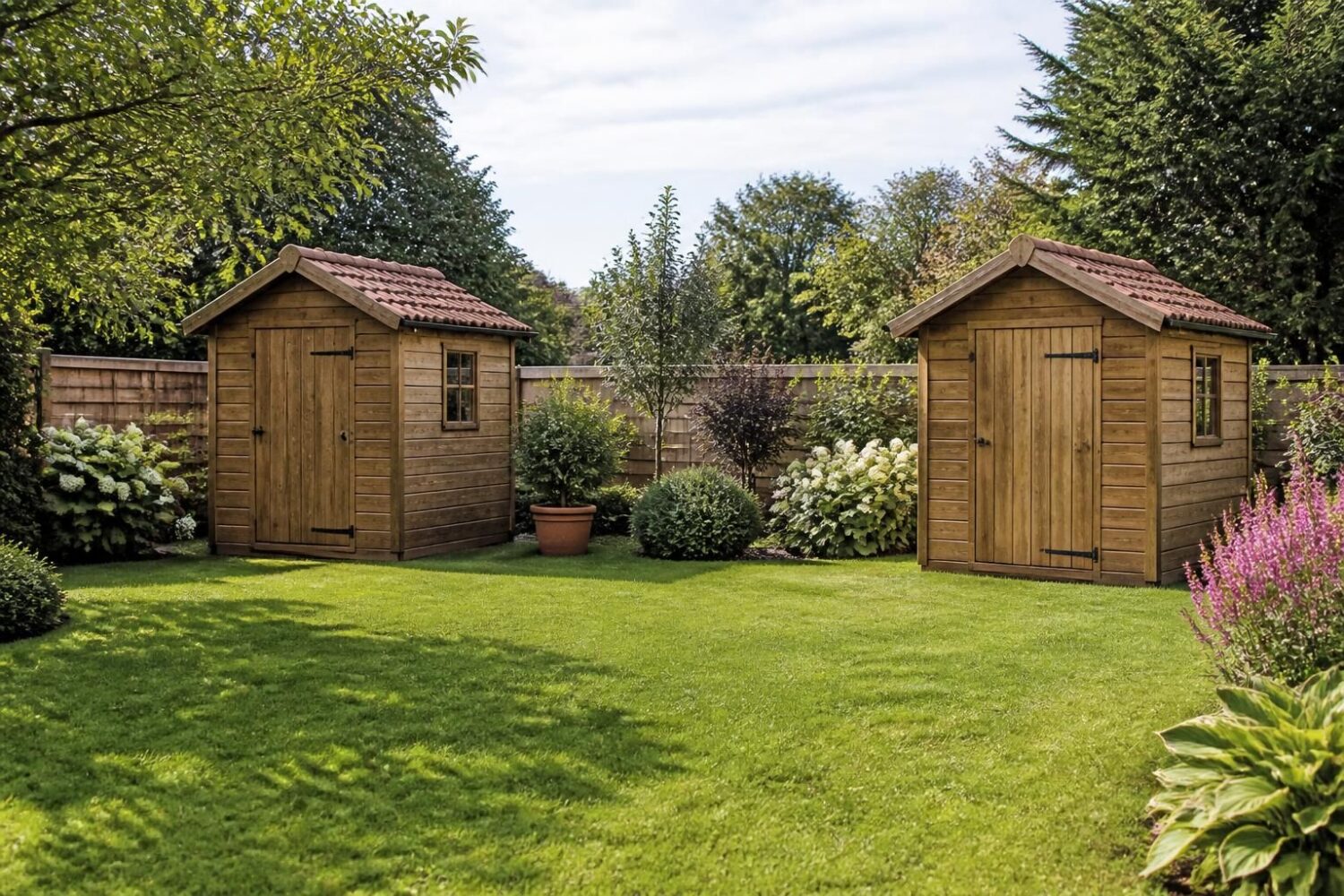 Peut-on installer deux abris de jardin de 5 m² : règles et démarches