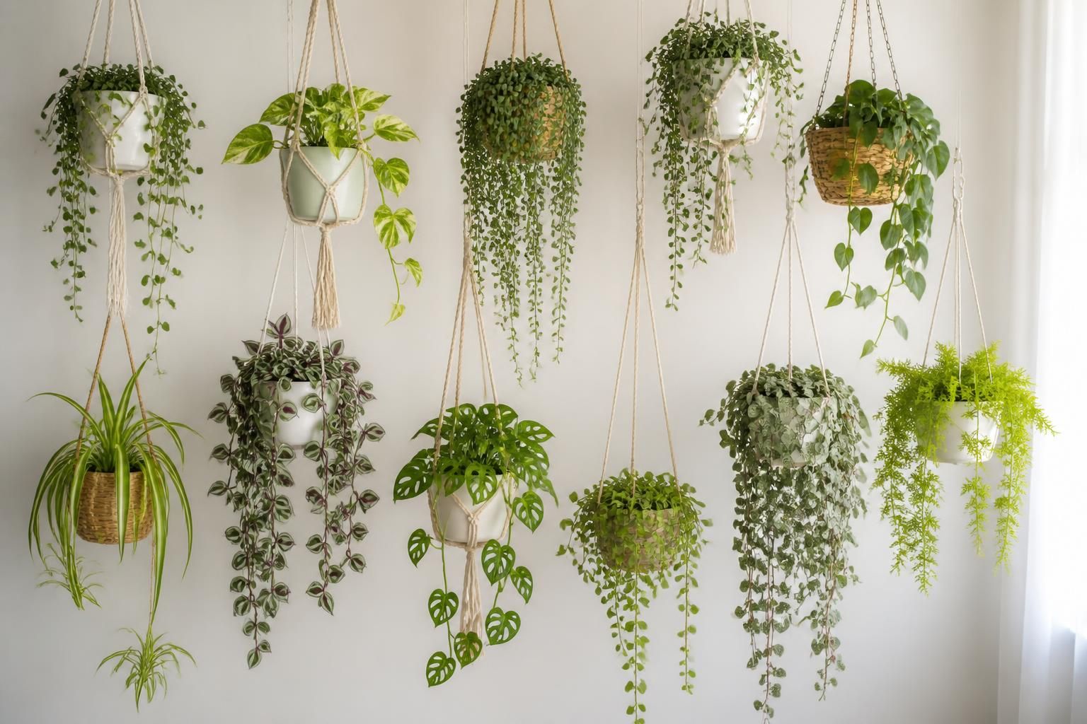 découvrez 10 espèces de plantes d'intérieur retombantes faciles à suspendre pour apporter une touche de verdure élégante et naturelle à votre intérieur.