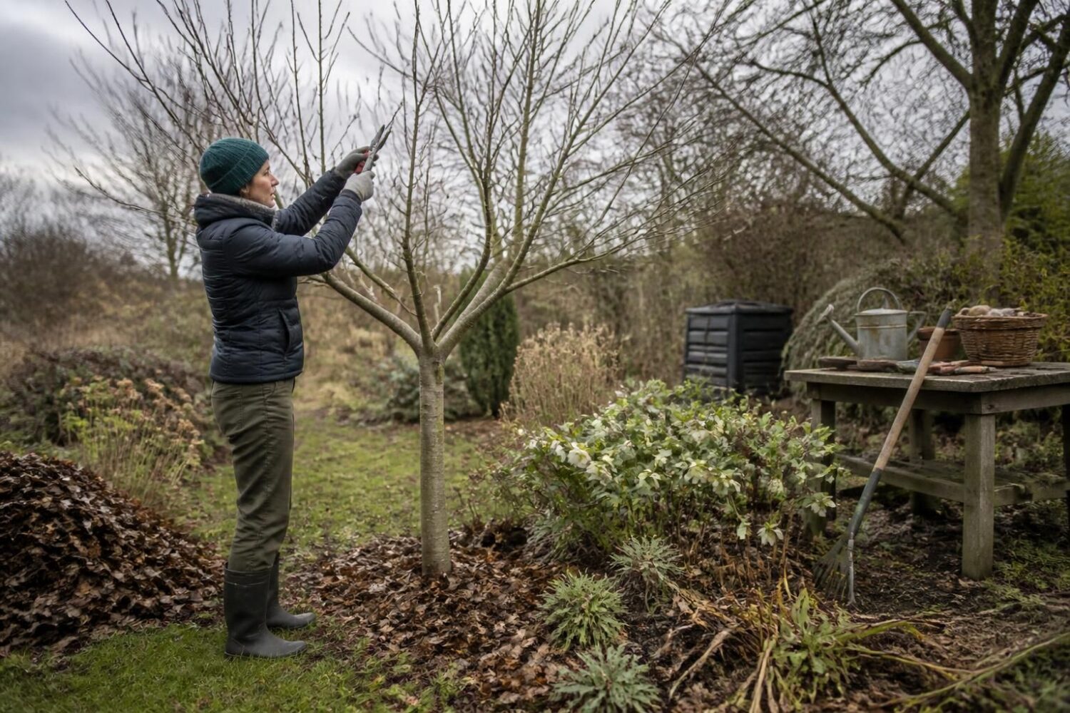 Que faire au jardin en décembre : les travaux du mois