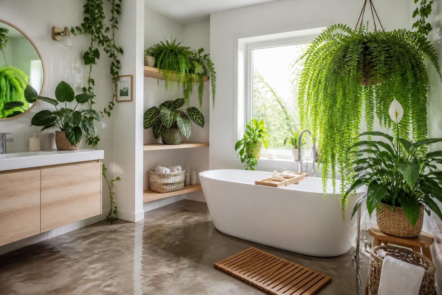 Quelles plantes pour une salle de bain : les espèces qui aiment l&rsquo;humidité