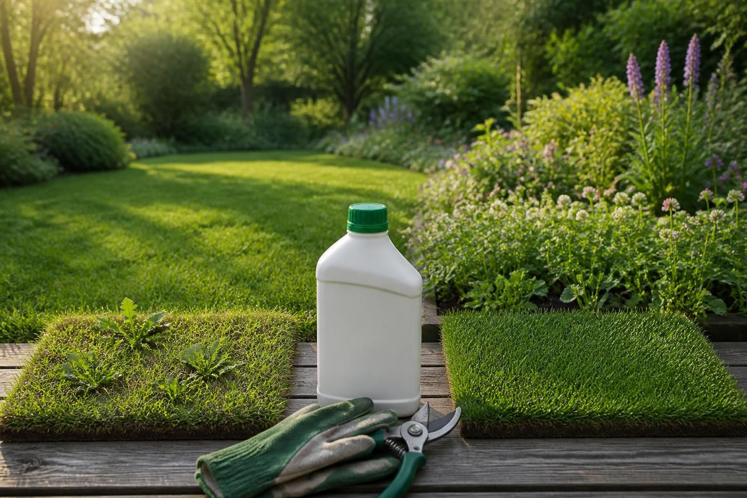 découvrez comment utiliser un désherbant sélectif pour gazon en toute sécurité, les précautions à prendre et les alternatives naturelles pour un jardin sain et sans mauvaises herbes.