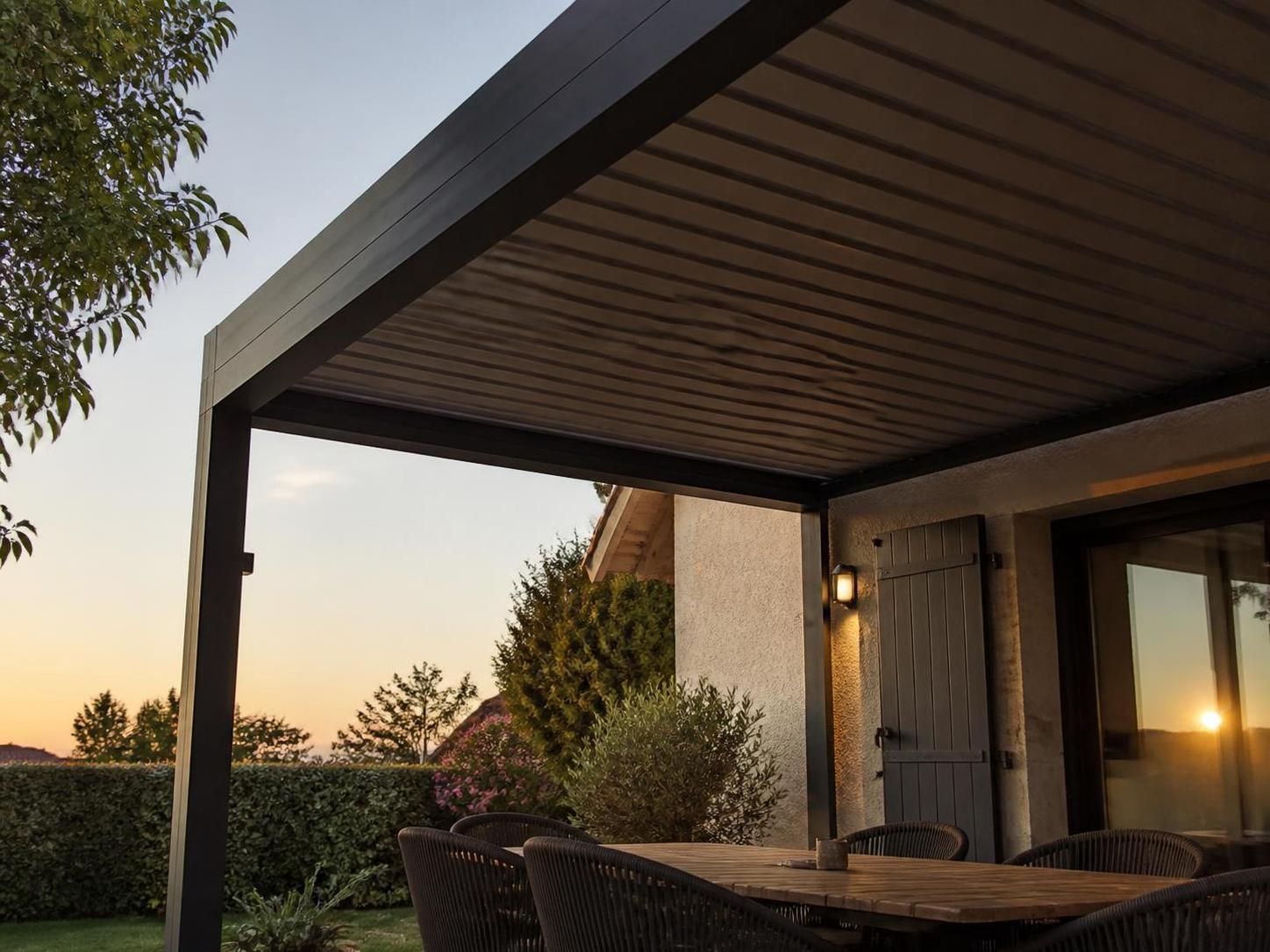 découvrez si une pergola bioclimatique supporte le poids d'une personne et les précautions à prendre avant de marcher dessus.