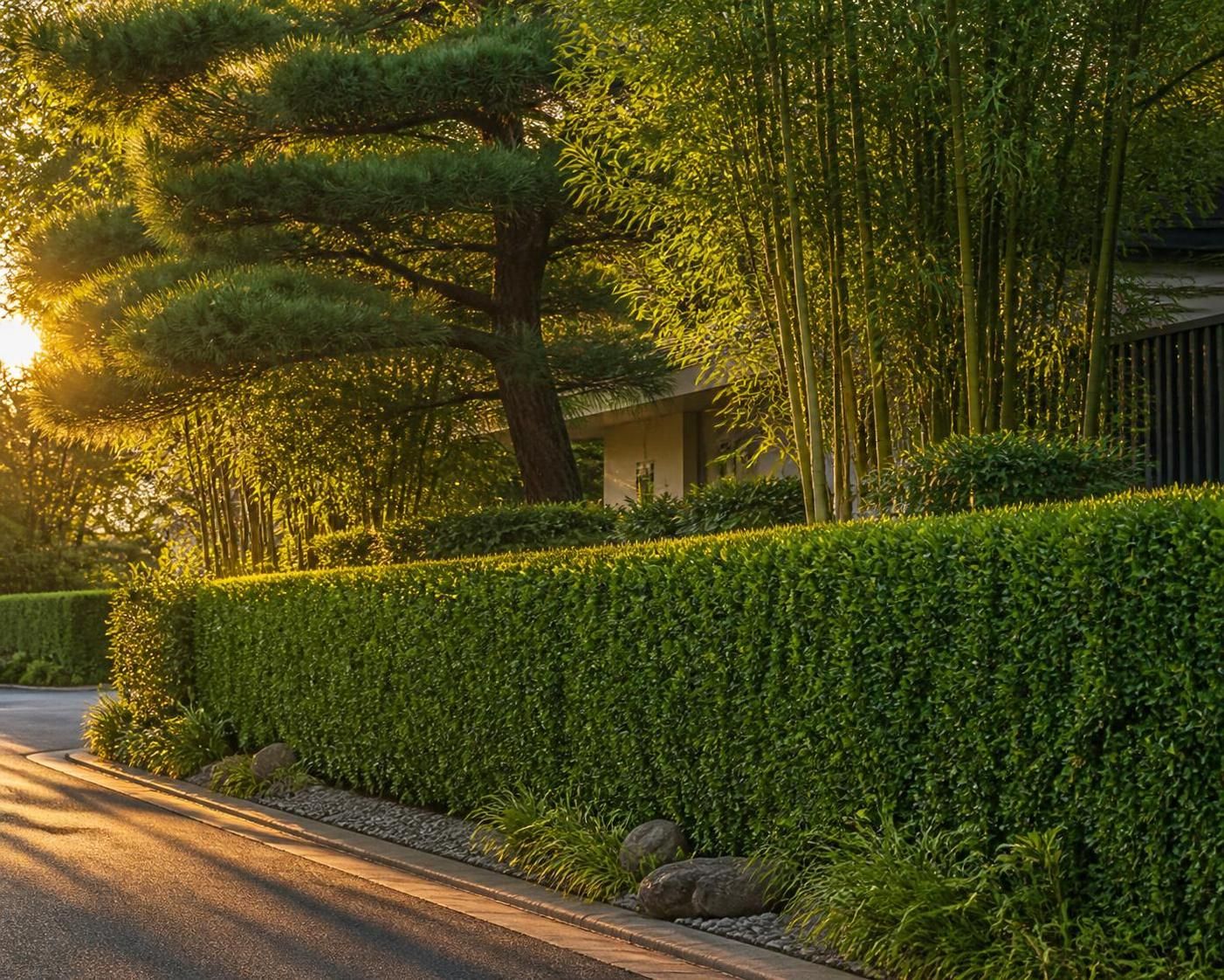découvrez quelles plantes choisir pour créer une haie anti-bruit efficace et atténuer le bruit de la route dans votre jardin.