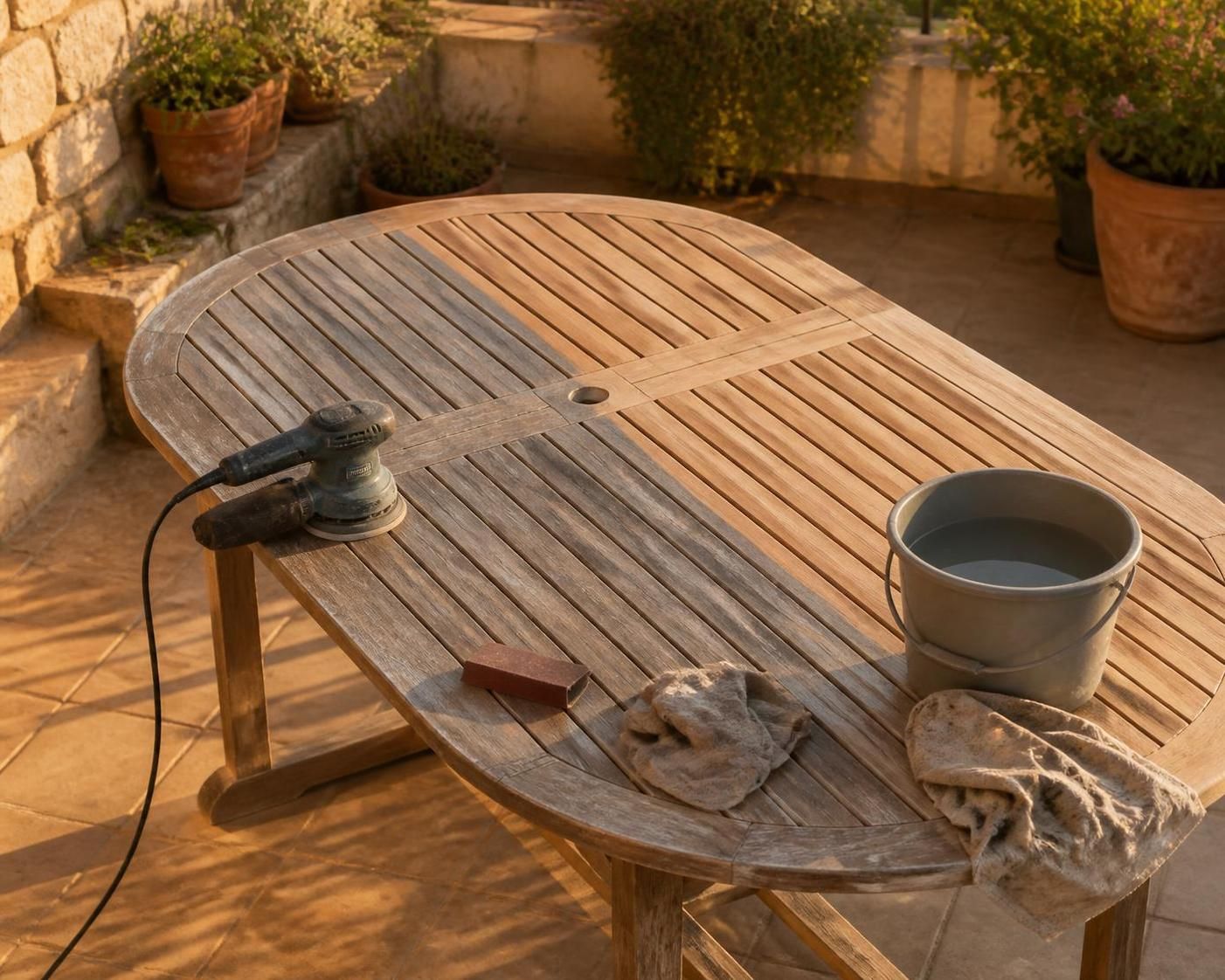 découvrez comment rénover une table de jardin en bois en apprenant à la poncer, l'huiler ou la peindre pour lui redonner vie et protéger le matériau efficacement.